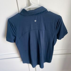 Lulu Lemon Polo in the color Navy!